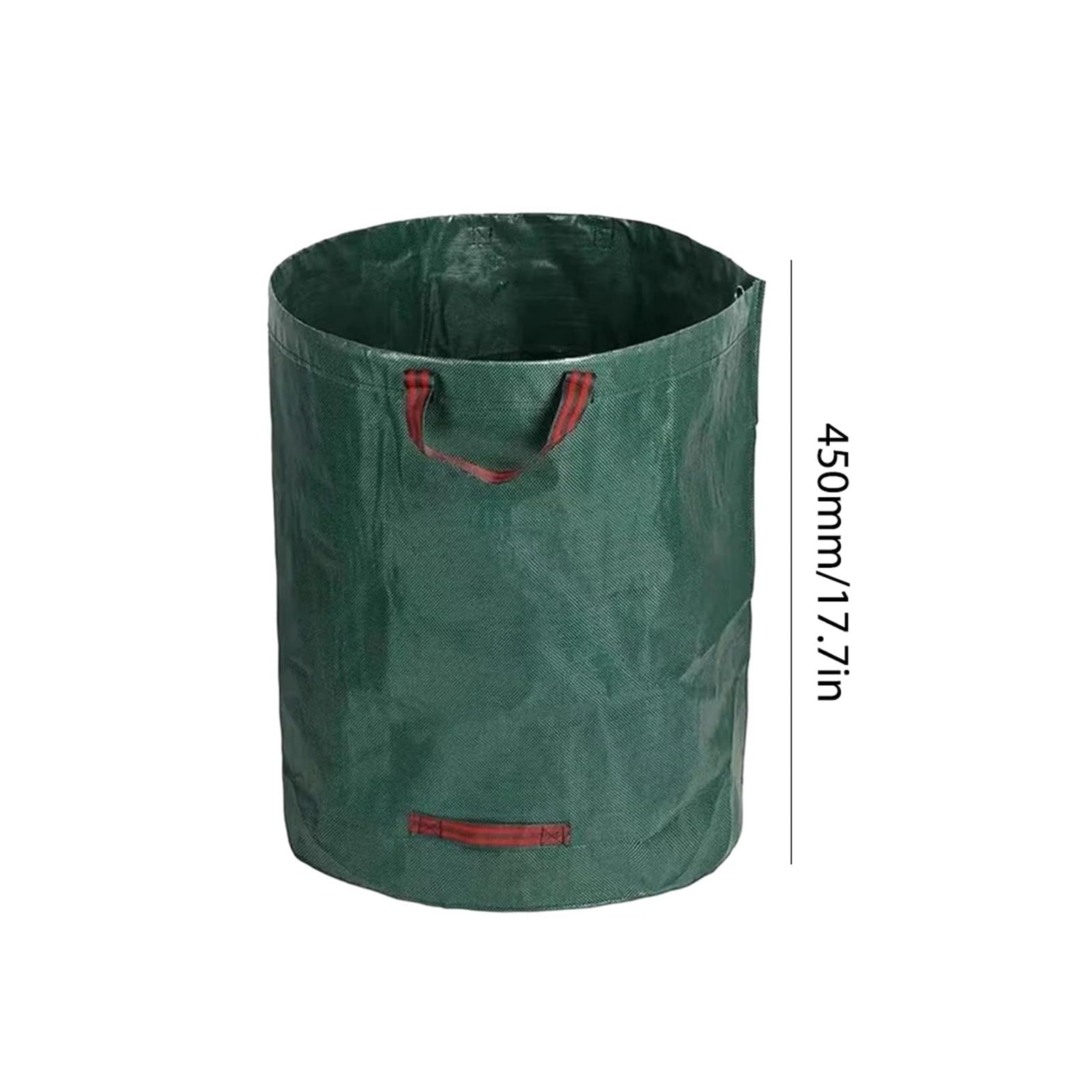 Contenedor plegable for hojas y césped, de gran capacidad, reutilizable, for almacenamiento basura, bolsa tejida PP impermeable para Recoger Plantas, Residuos y Hojas(200L)