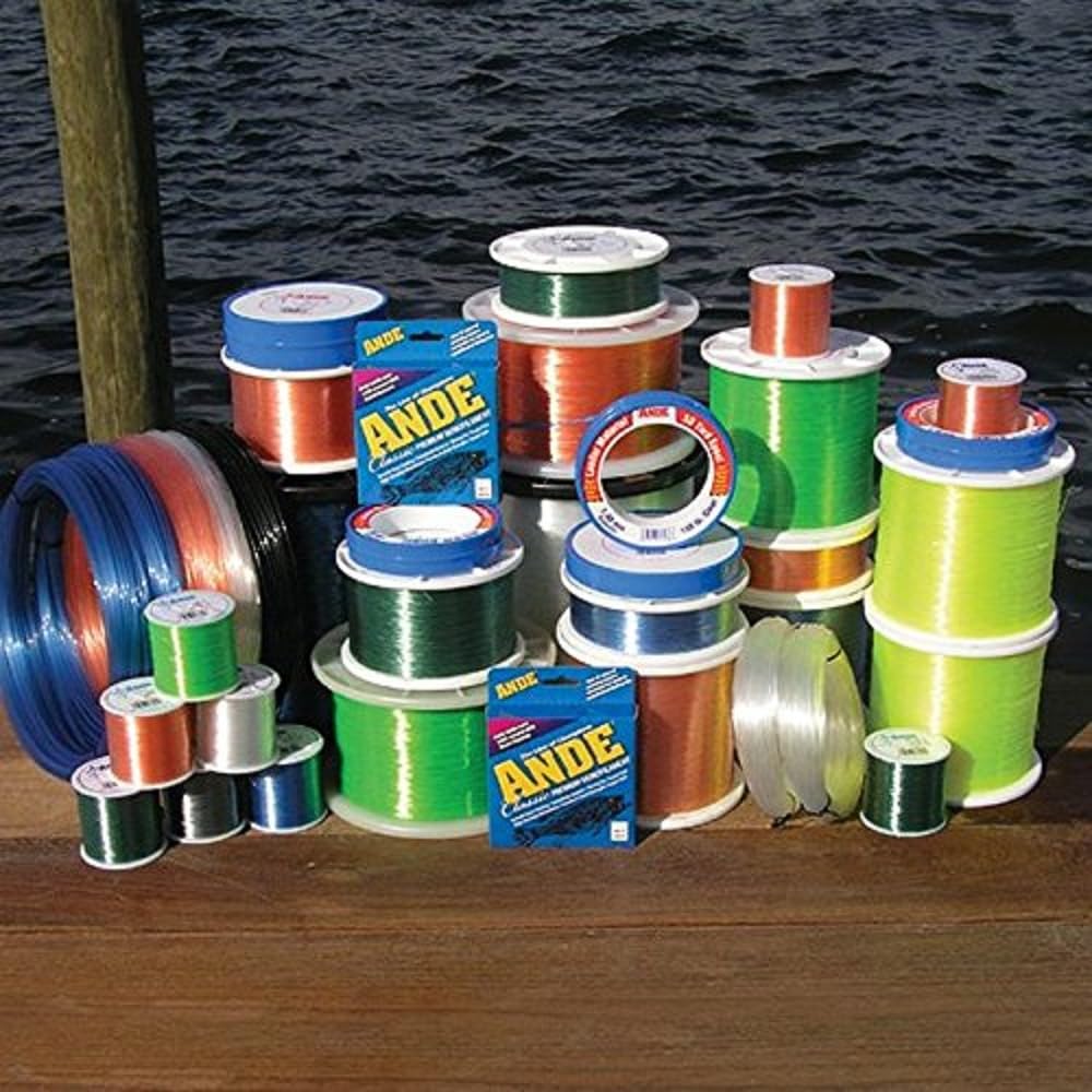 ANDE Back Country Monofilament Line with 40-Pound Test, Blue, 2-Pound Spool (2800-yards)