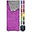 Lightweight Violet/Purple Sleeping Bag by RevalCamp. Indoor & Outdoor use. Great for Kids, Youth & Adults. Ultralight and Compact Bags are Perfect for Hiking, Backpacking, Camping & Travel.
