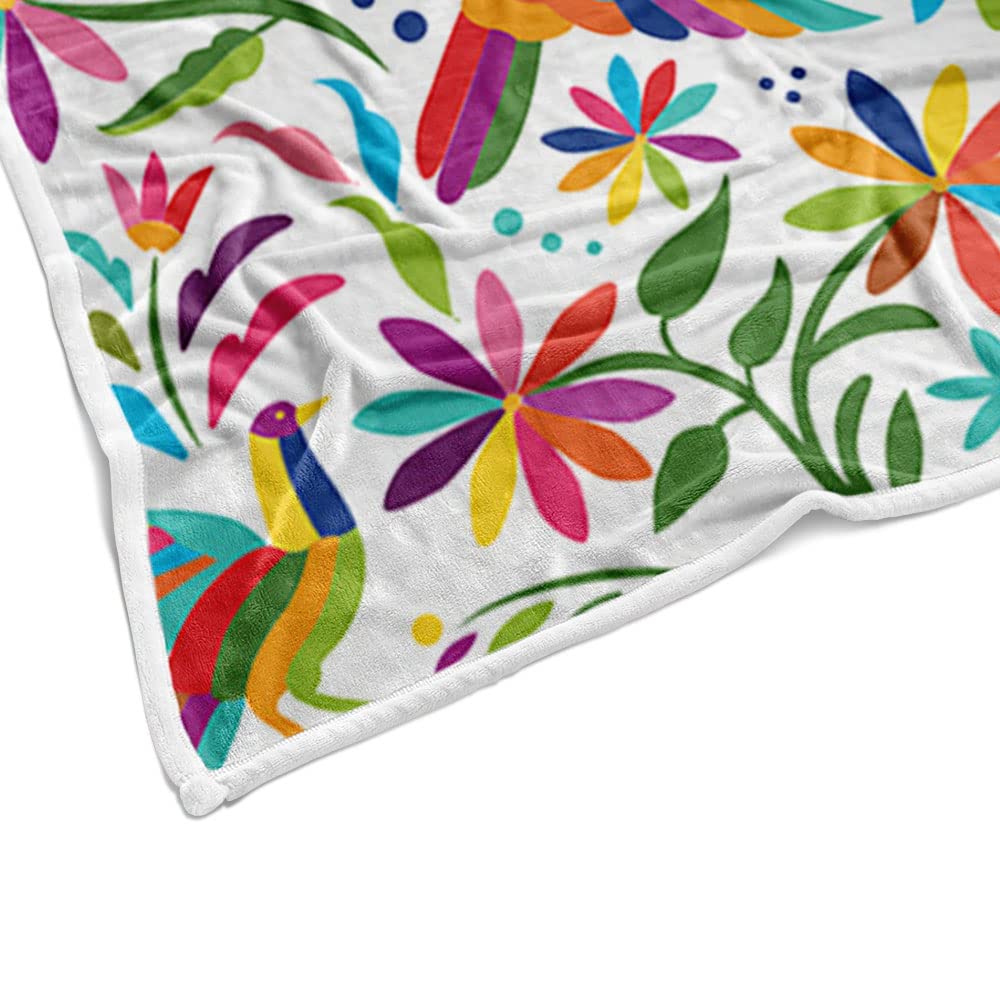 Amazon.com: Mexico Floral Throw Blankets, Traditional Mexican