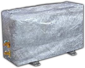 KANUSHI Plastic Industries 100% Waterproof Split Ac Cover For Outdoor Unit 1.5 To 2.0 Ton Capacity (Var-Ac-Out-Transparent) (Ac-Out-Transparent)