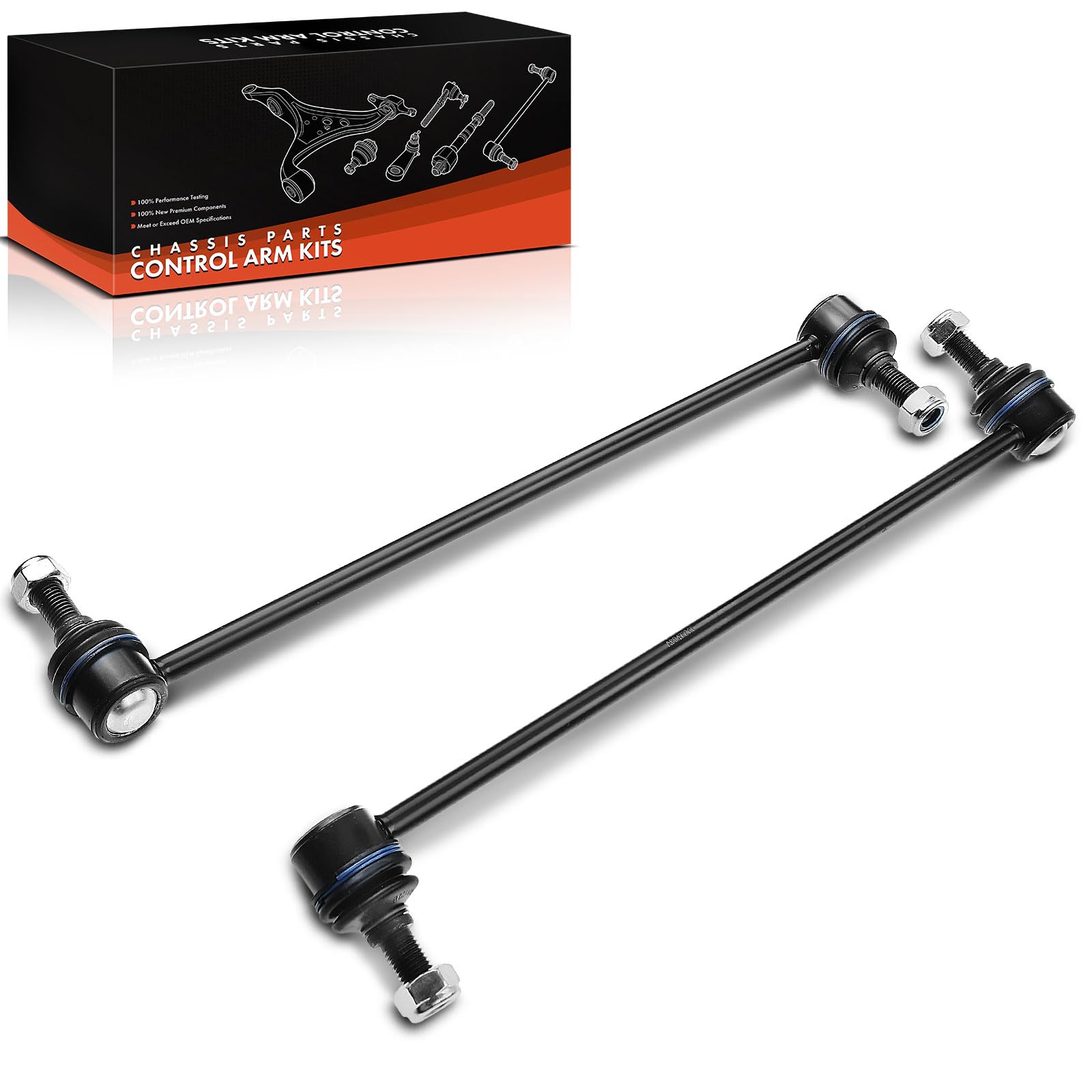 Frankberg 2x Koppelstange Vorne Links Rechts Kompatibel mit Signum Z03 1.8L-3.2L 2003-2008 Vectra C Z02 1.6L-3.2L 2002-2009 Replace# 13237130
