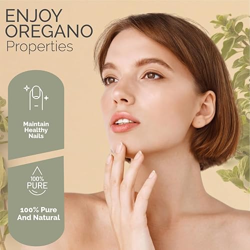 Miniatura 4 de Aceite esencial de orégano, 100% puro y natural, sin diluir para el cuidado de la piel, para la salud de las uñas de los pies, crema facial y