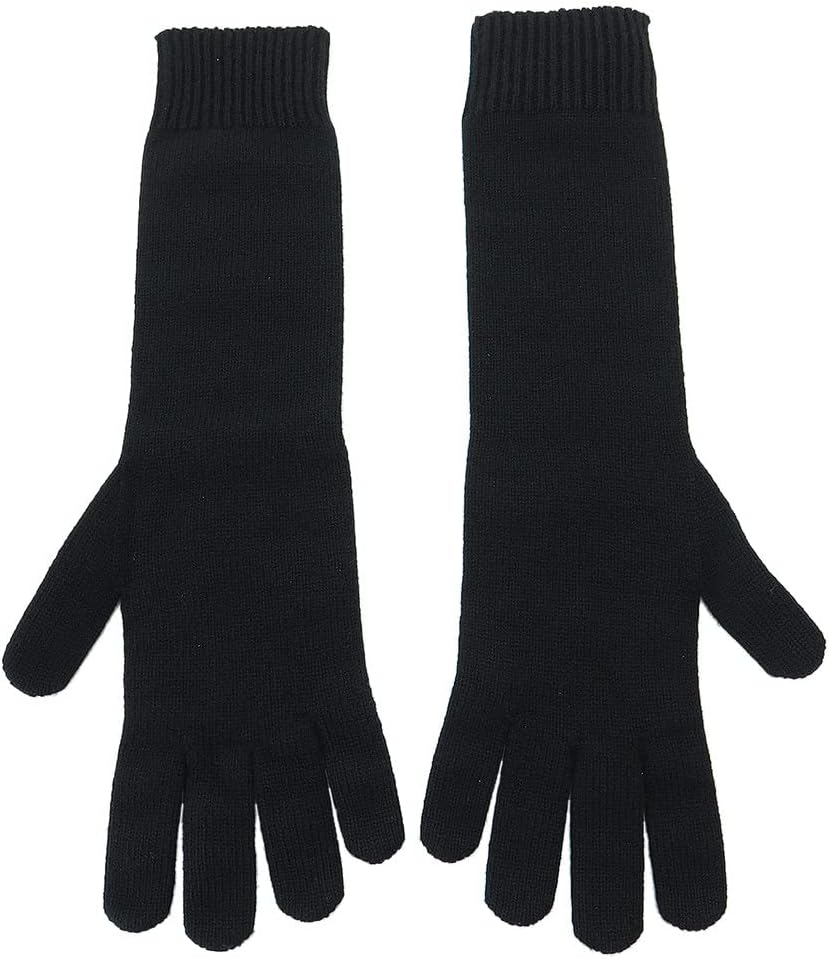 [モンクレール] MONCLER ニット グローブ 手袋 3A00003 M1127 999 ハンドウォーマ− 防寒 秋冬 ウール カシミア ゲージ7 ブラック 黒 [並行輸入品]