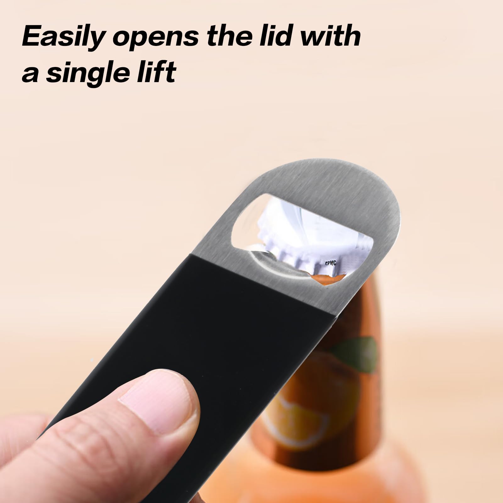 Set 2 Apribottiglie Professionali In Acciaio Inox - Con Design Portachiavi, Per Bar E Casa