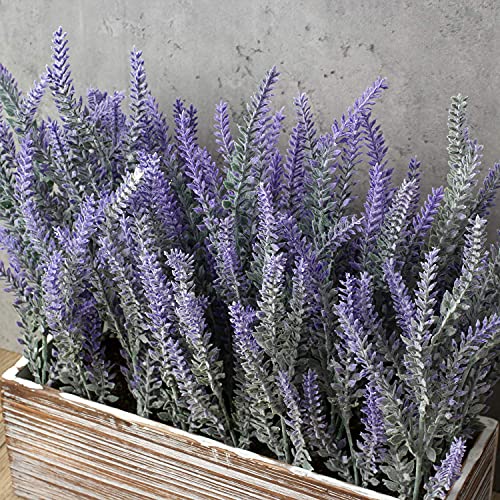 Briful Lavanda artificiale in vaso, pianta di