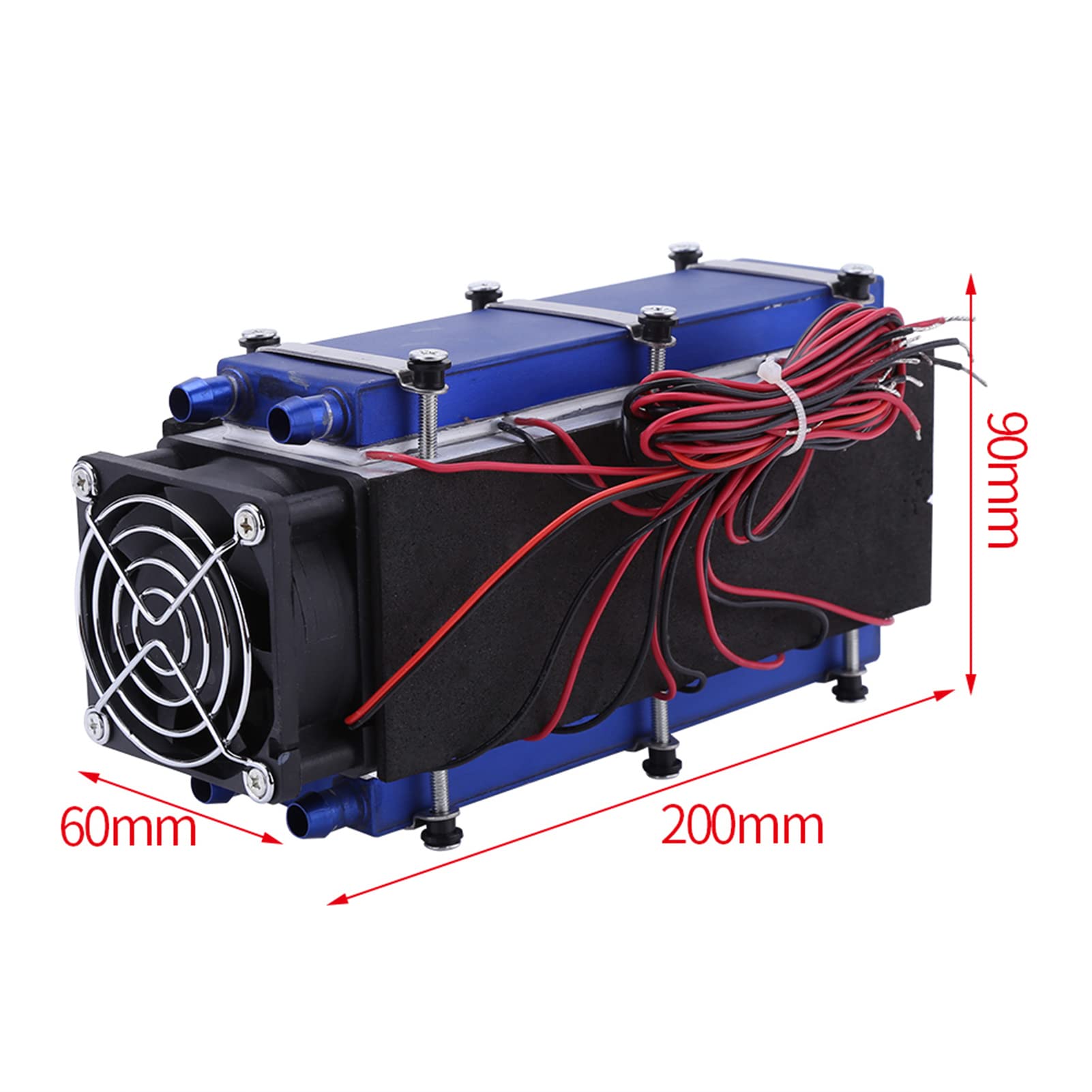 TEC1 12706 - Enfriador termoeléctrico de bricolaje, dispositivo de refrigeración Peltier de 12 V 576 W, sistema de refrigeración por aire de 8 chips para espacios pequeños con funcionamiento estable