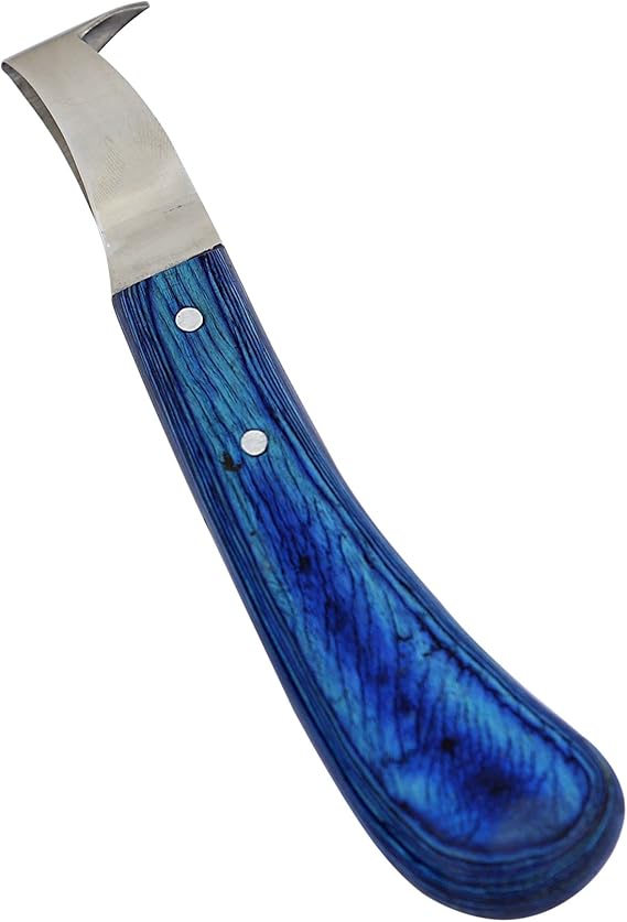 Equinez Tools Farrier Large Hoof Loop Knife with Pick