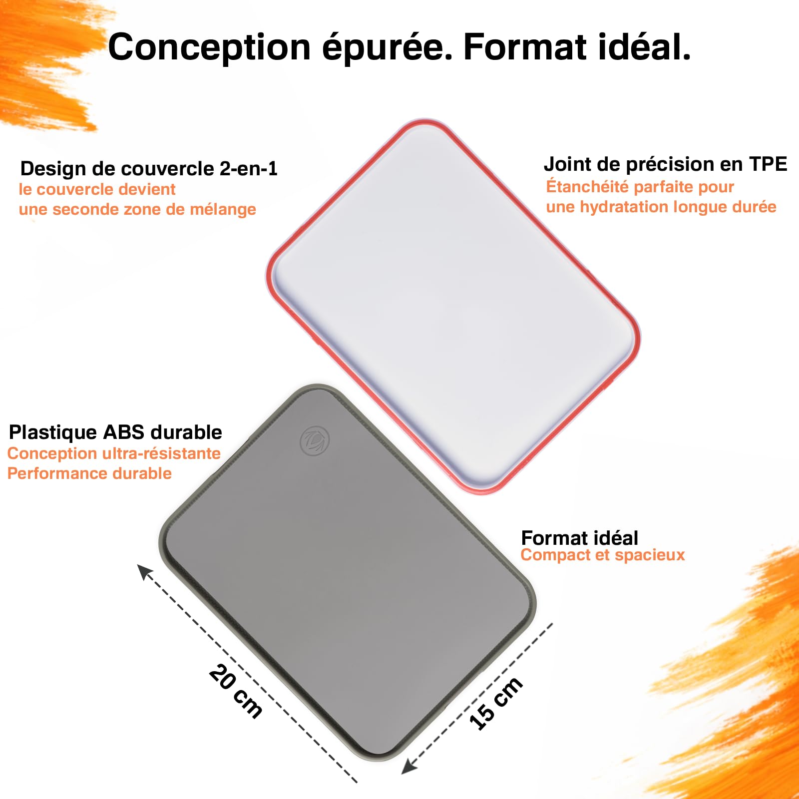 Redgrassgames Everlasting Wet Palette pour Peinture Miniature et Acrylique - Painter Lite 8.9" - Approuvée par Les Peintres Pros - Palette Humide avec Couvercle, Joint, 50 Feuilles, 2 mousses