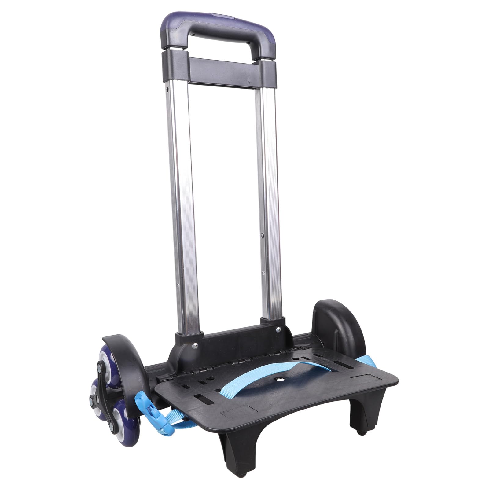 Backpack Trolley with Telescopic Handle 6 Hand Truck Foldable Cart for Luggage