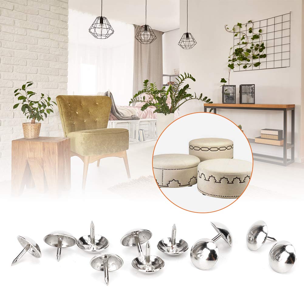 Bivethoi 120 Stuks Bekledingsspijkers Chrysantvorm Antiek Goud - Decoratieve Meubelnagels