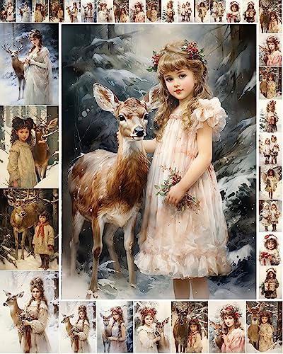 Decoupage Paper Pack (12 Sheets A4 / 8