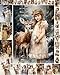 Decoupage Paper Pack (12 Sheets A4 / 8"x11") Christmas Eve Santa Lady FLONZ Vintage Ephemera