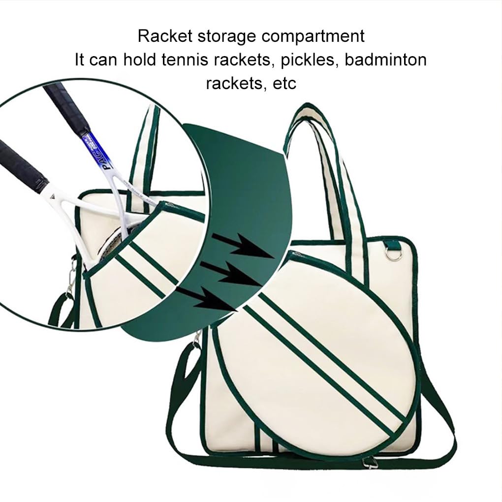 Elegante borsa porta racchetta da badminton di grande capacità, | tennis per prestazioni e look, racchetta da tennis portatile, kit da badminton resistente e pratico
