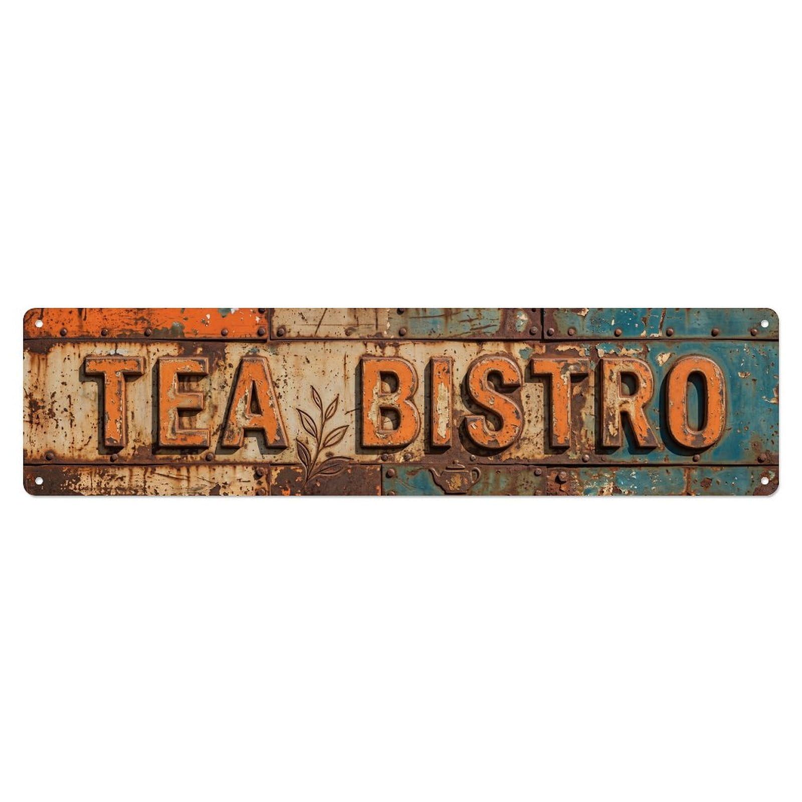 Tea Bistro Rustic Home Metal Tin Sign