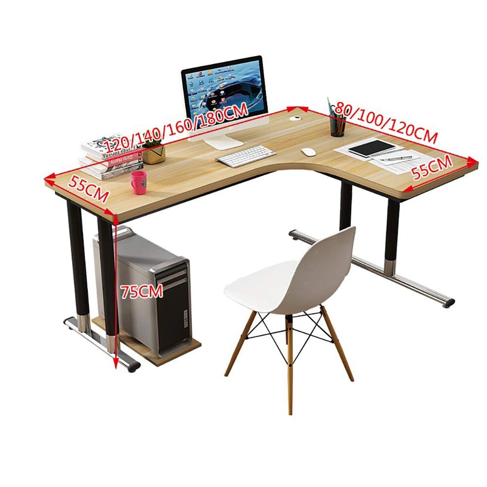 Amazon | 木製コーナーデスクL字型パソコンデスクオフィスデスク