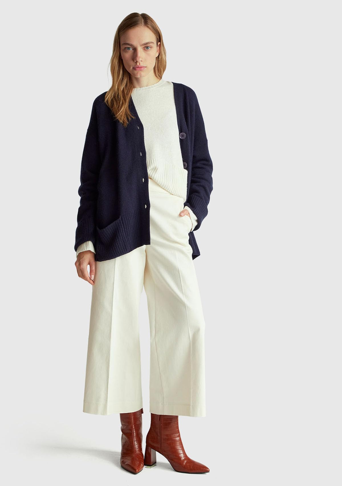 United Colors of Benetton Kardigan Kobiety Cardigan M/L 126wd604z