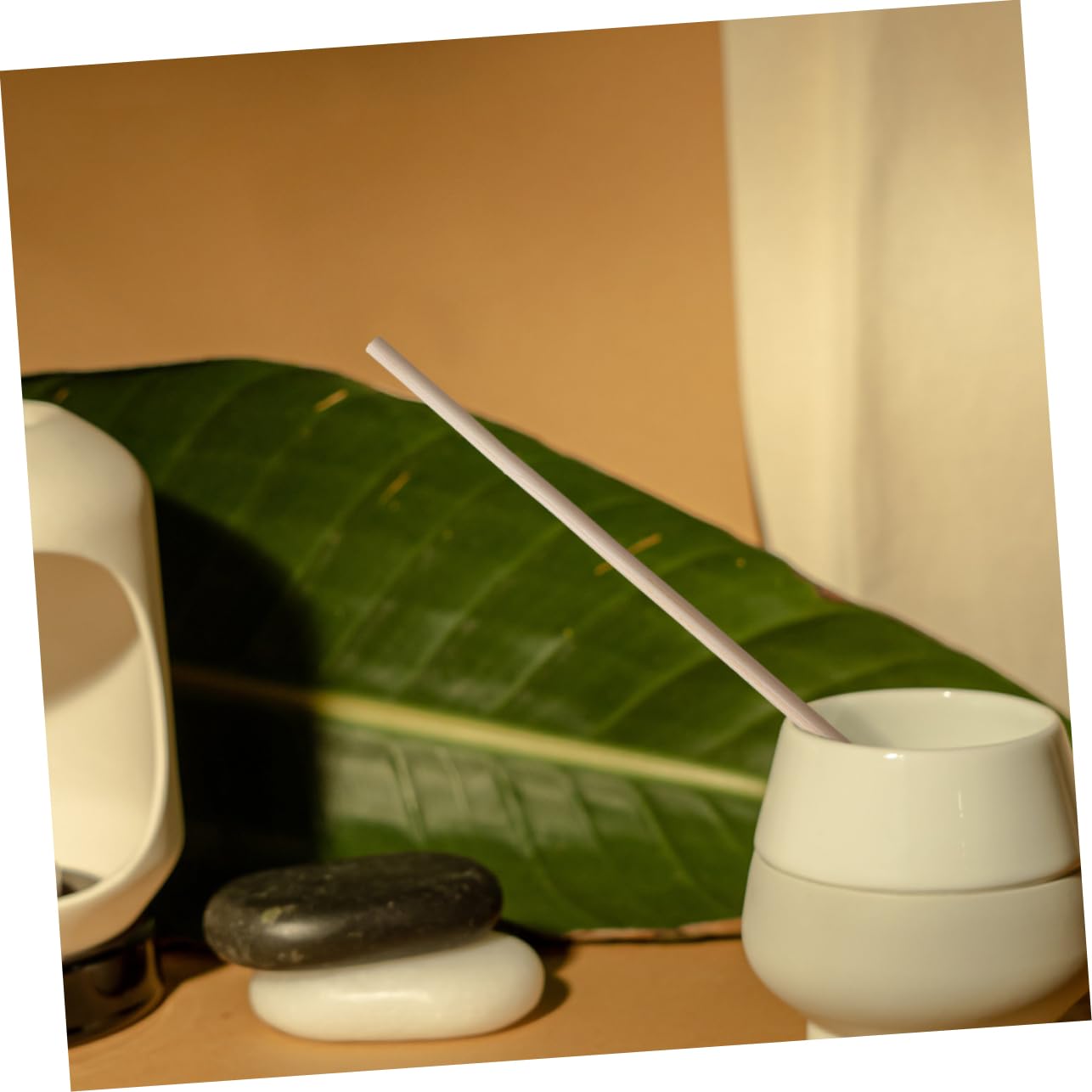 ULDIGI Essential Oil Diffuser Sticks Set 100 Pack Natural Rattan Diffusers for Home Office