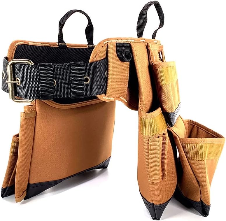 Carhartt Gear B0000349 11 Pocket Padded Tool Belt - One Size Fits All - Carhartt Brown