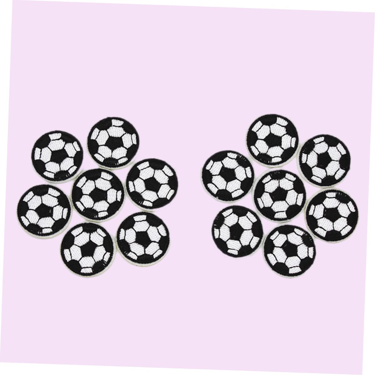 Toppe Ricamate da Calcio 10 Pezzi per Scarpe e Cappelli