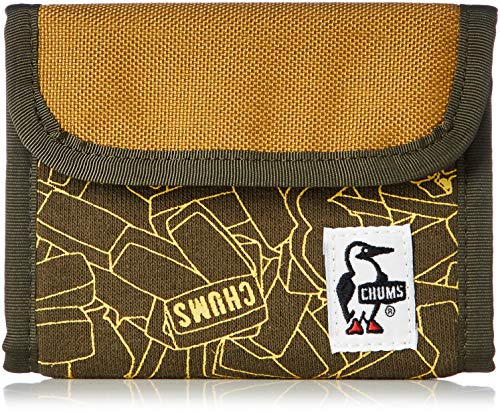 [チャムス] 三つ折り財布 Trifold Wallet Sweat Nylon Logo Block