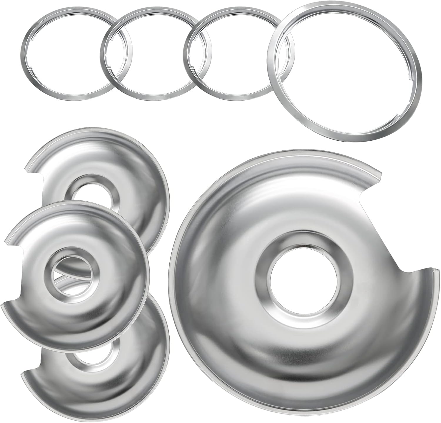 COZZIVITA Equipped with Chrome Trim Ring Universal Stove