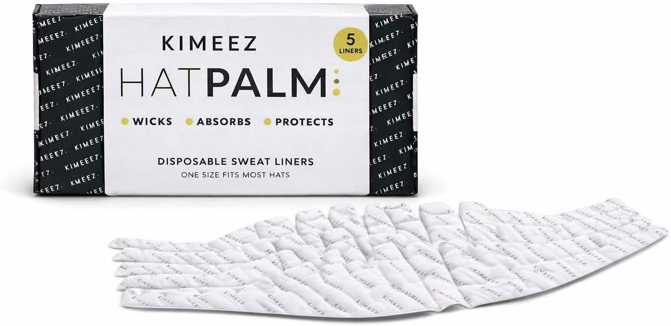Disposable Hat Sweat Liners for Caps – Hat Liners Sweat ,Makeup & Odor Protection | Thin & Comfortable, Fits Most Hats & caps (Gray) | Ideal for Sports, Travel, Work, and Everyday Wear (5 Pack)