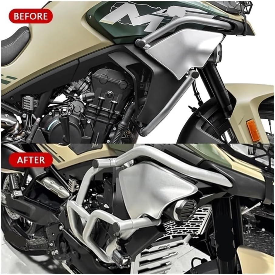Engine Guard Crash Bars For 800MT 2021-2024 Engine Guard Highway Crash Bar Motorcycle Frame Protection Bumper Accessories Motorbike Crash Bar Bumper