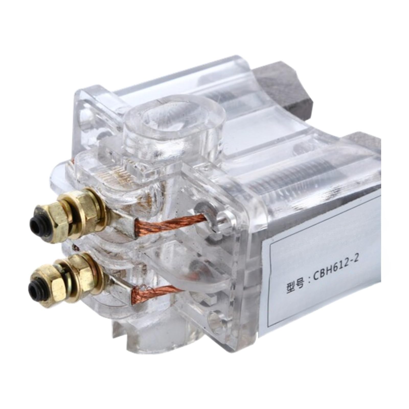 Dos o cuatro grupos de cepillo transparente carbono tipo colector anillo conductor 20 * 50 25 60 puede(Huang CBH612-2)