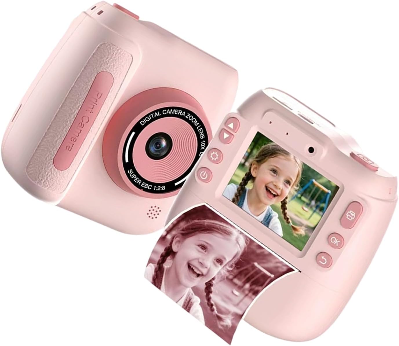 1080pビデオ10xズーム付きデジタルカメラ2.4インチの目の保護画面は、子供用のバッテリーに組み込まれている画面を印刷しますおも