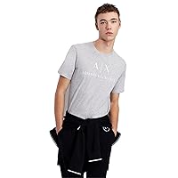 ARMANI EXCHANGE Uomo T-Shirt, Grigio (B09b Heather Grey 3929)
