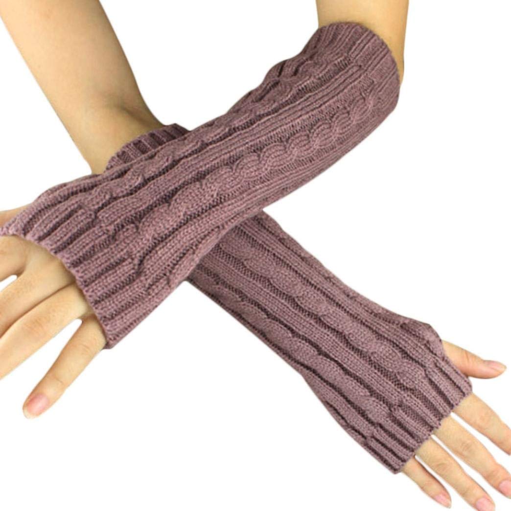 women's & girl's knitted woollen warm and comfortable fingerless gloves mittens winter gloves accessories hand warmer gloves (pack of 01)