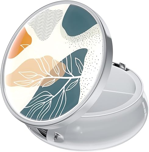 Rouidr Pastillero, 3 compartimentos, pequeña caja de medicina de viaje de metal para bolso y bolsillo, oro rosa, trabajo duro