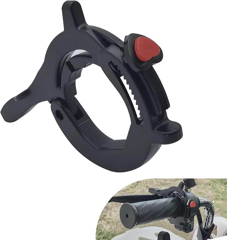 Control de crucero del acelerador de motocicleta, refuerzo del acelerador universal, asistencia de control de crucero, accesorios de modificación antideslizantes (negro)