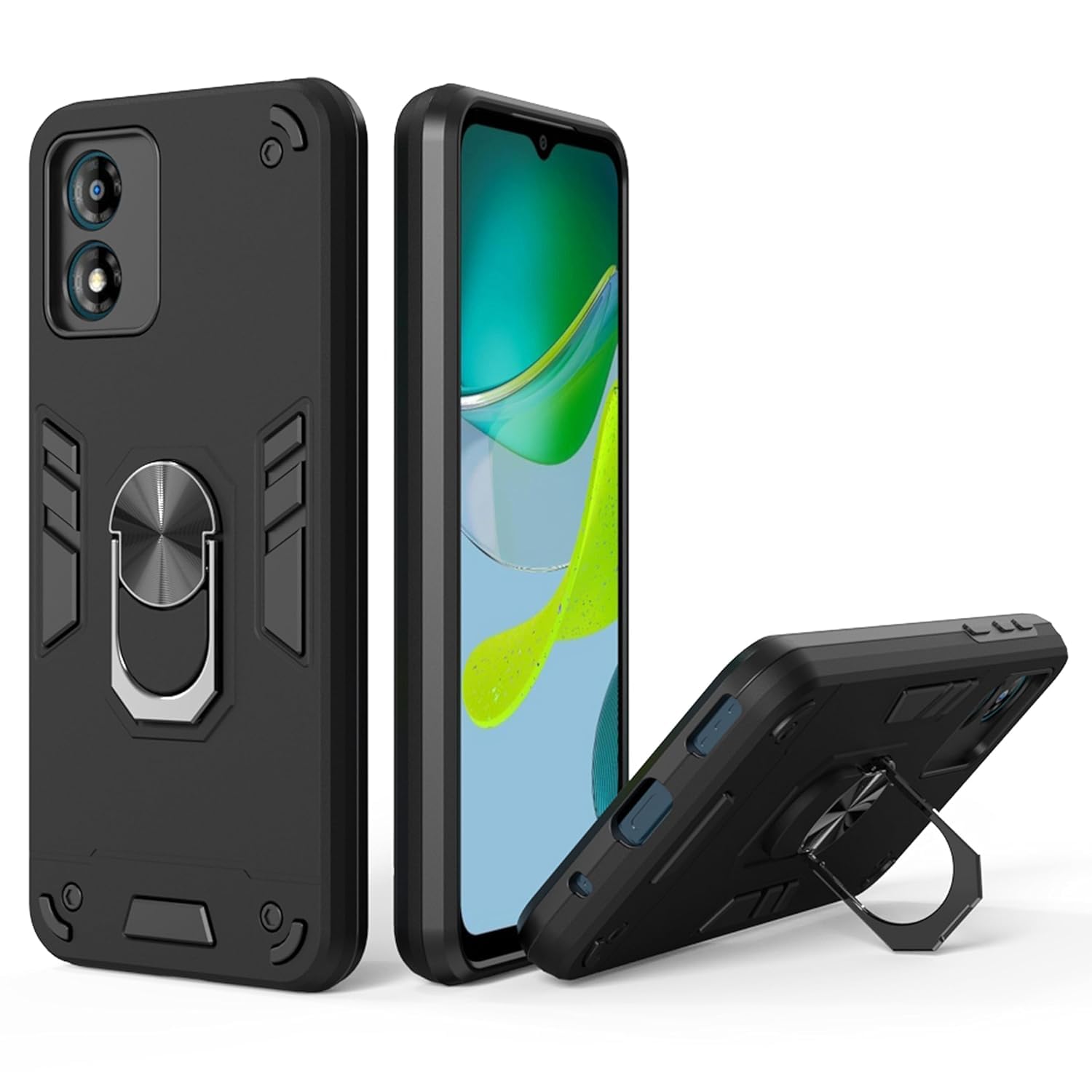 amazon basics Basic Case for Motorola Moto G04 4G (Polycarbonate, Thermoplastic Polyurethane_Black) (B0D5WHDT6V) Amazon Price History, Amazon Price Tracker