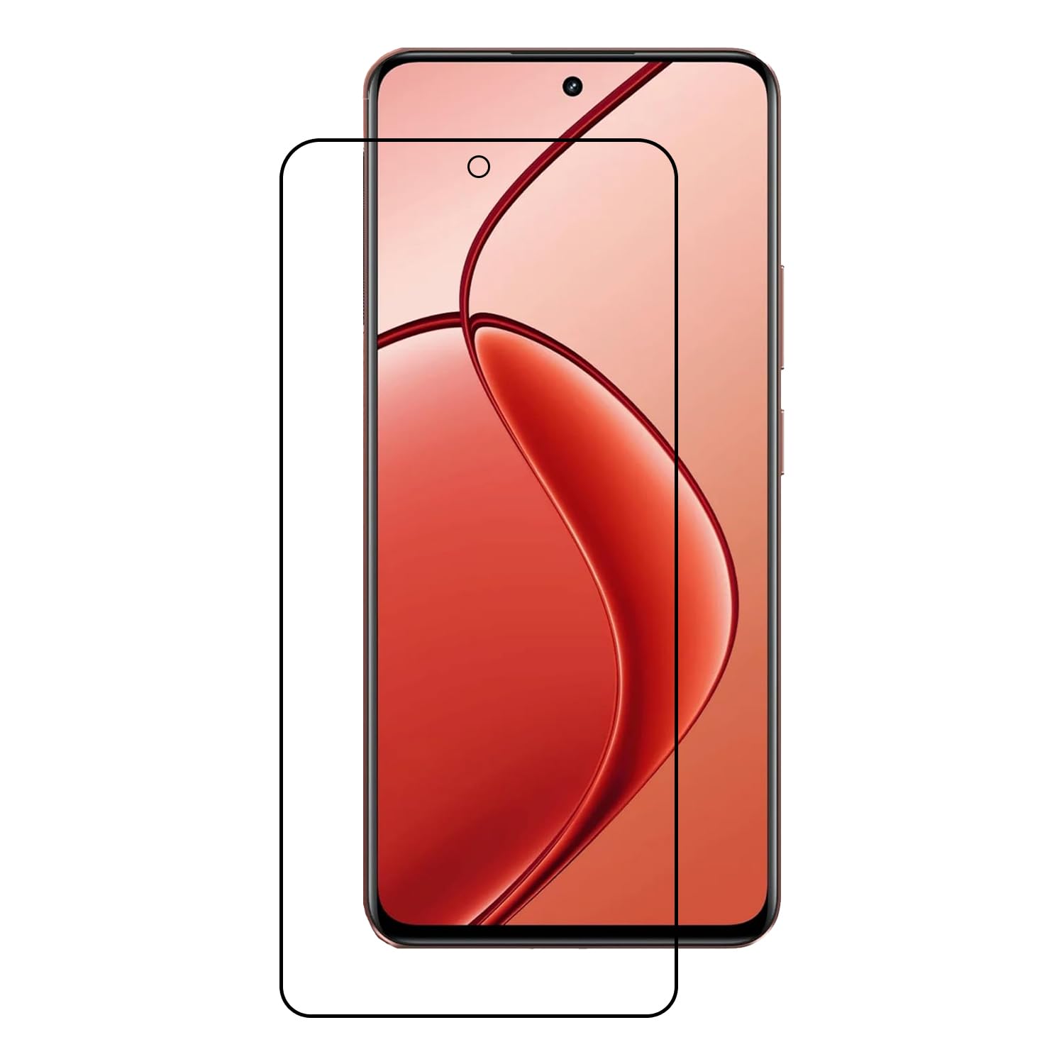 Tough Lee Tempered Glass Screen Guard Protector for Realme P1 5G (Edge to Edge Coverage) (with Easy Installation Kit) (Black) (Pack of 1) (B0D29H1T47) Amazon Price History, Amazon Price Tracker