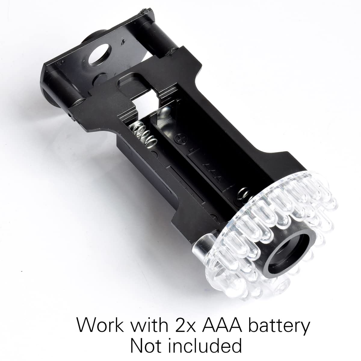 DOCIM Cámara Falsa, Monitor de cámara de simulación, con 30pcs iluminando la luz LED y una luz LED roja por la Noche, para la Seguridad del hogar y Las Empresas Interior/Exterior,Negro,4pcs