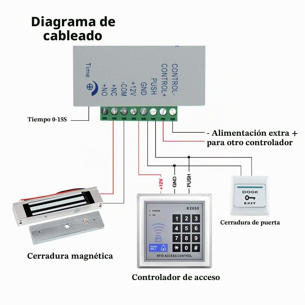 Cerradura magnética electromagnética de una Sola Puerta 180 kg (350 LB) con Soporte ZL DC12V Retención de Cerradura eléctrica NC a Prueba de fallas para Sistemas de Control de Acceso