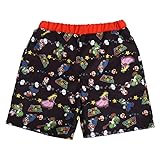 バンダイ スーパーマリオ 男児 サーフパンツ 水着 総柄 130cm ブラック 572