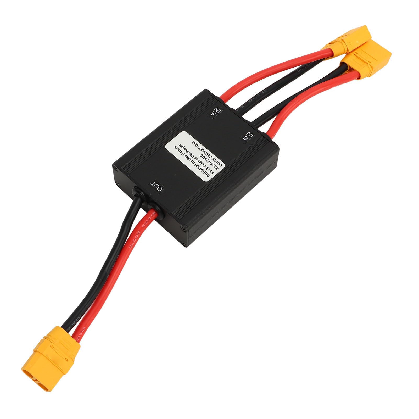 KIMISS Convertidor de Descarga de Batería Doble de Bicicleta Eléctrica 20V-72V Dual Batería Paralela Adaptador de Módulo Paralelo para un Rendimiento Mejorado y una Capacidad de Control (100A)