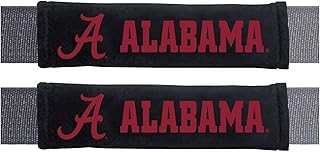 FANMATS 32071 Alabama Crimson Tide Embroidered Seatbelt Pad - 2 Pieces