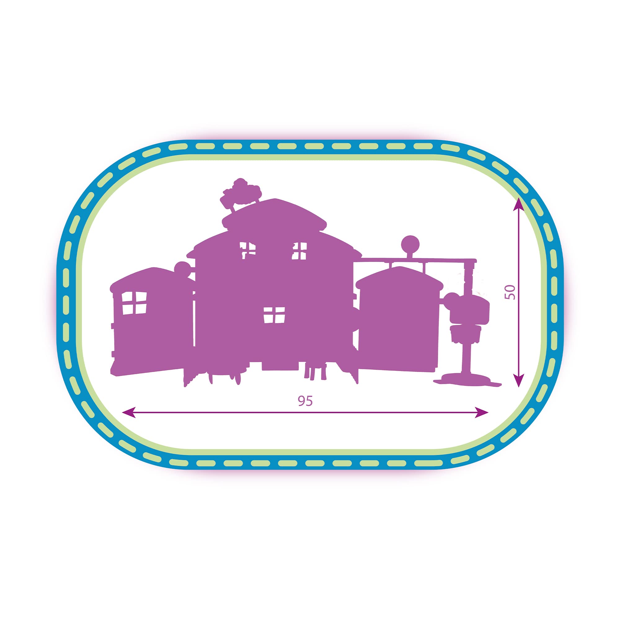 The Bellies From Bellyville - Cool School, Playset di Giocattolo Cole con Molte aree di gioco per bambini e Accessori divertenti, Dai 3 anni di età, Famosa (700017319)