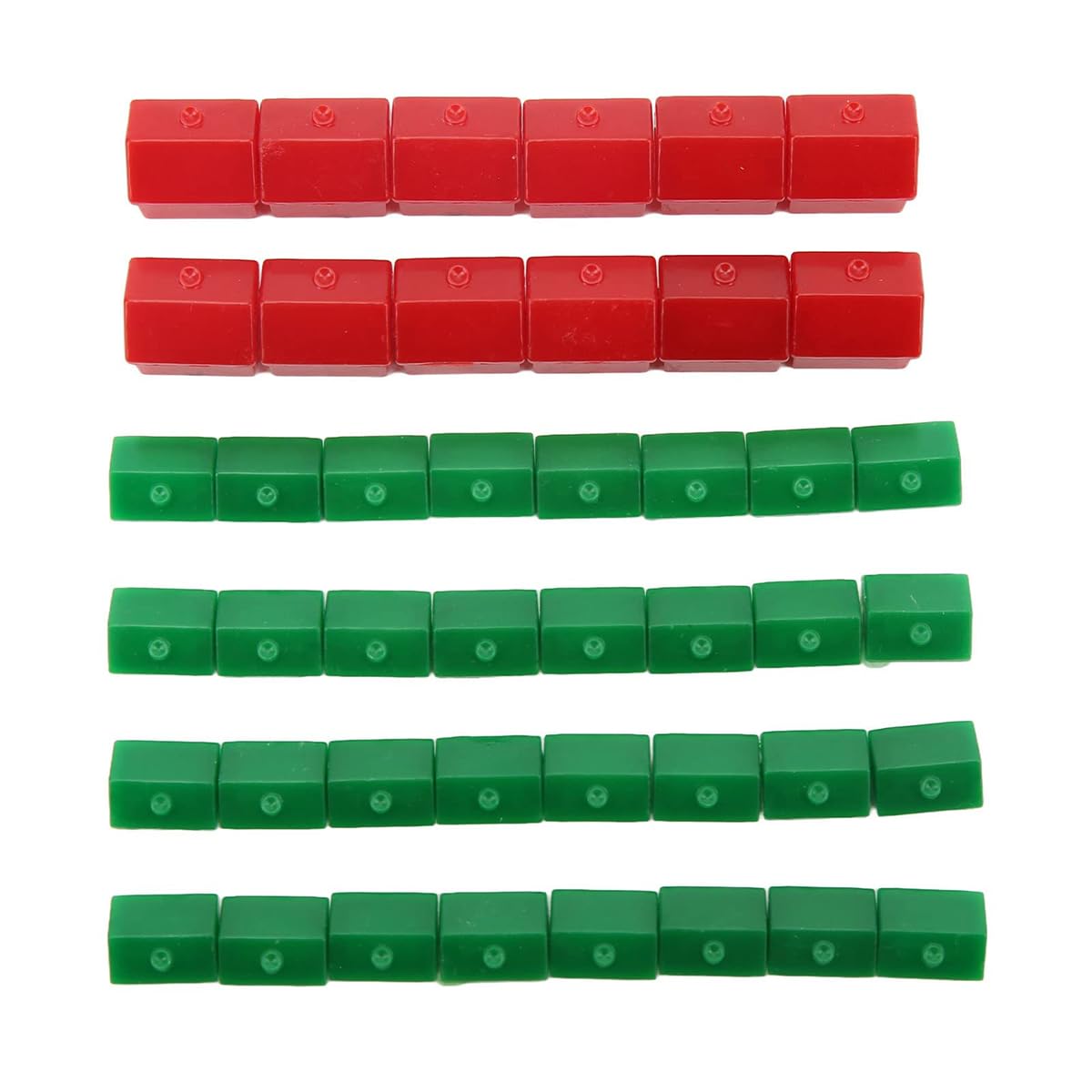 Sarini 44 Pcs Monopoly Game Spare Parts Plastic houses Game Part Supplementary Accessories for Board Game Lovers