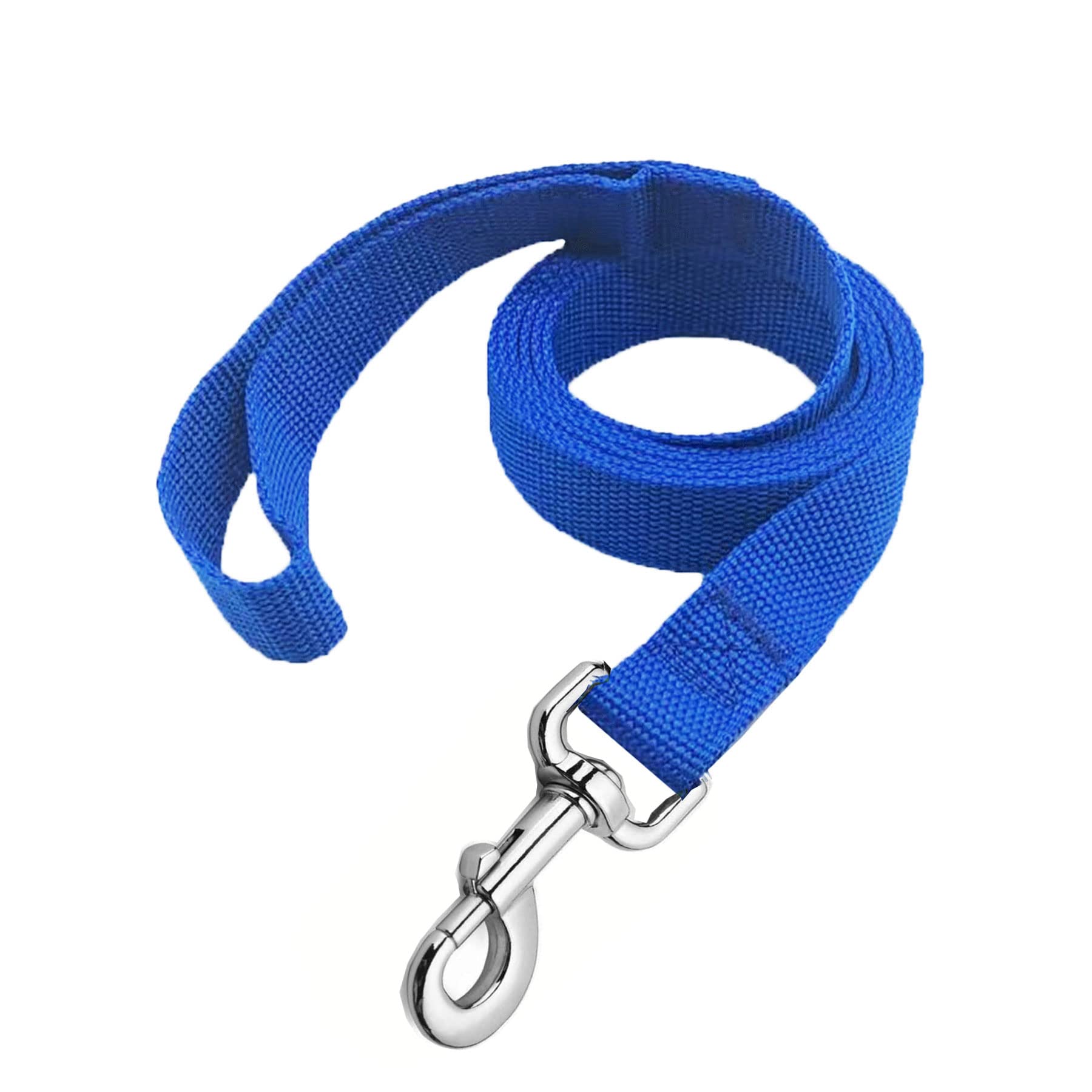 Strong Nylon Dog Leash, 4FT/ 5 FT/ 6FT Dog Leashes for Medium Large Dogs(4 FT, Blue)