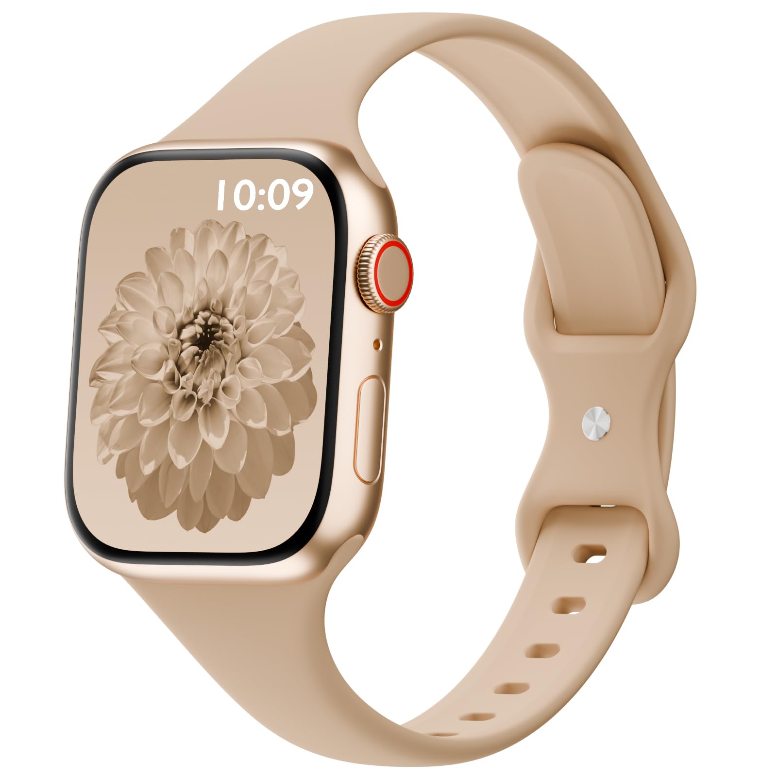 Thin Sport Silicone Slim Band Compatible with Apple Watch Bands Women Men