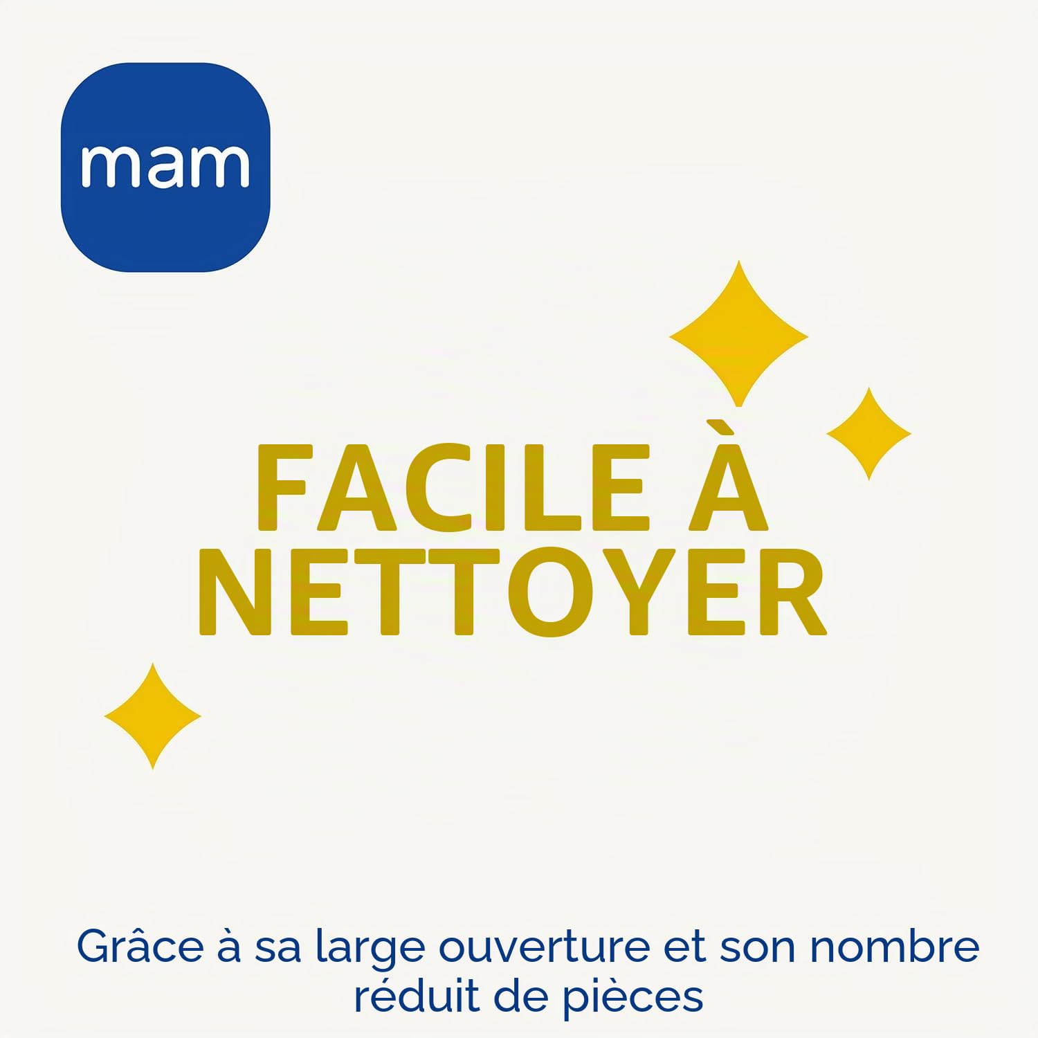 MAM MAM Feel Good Lot de 1 biberon en verre pour nouveau-né 0-2 mois, 170 ml, avec tétine 1 à débit lent en silicone, facile à nettoyer, rose
