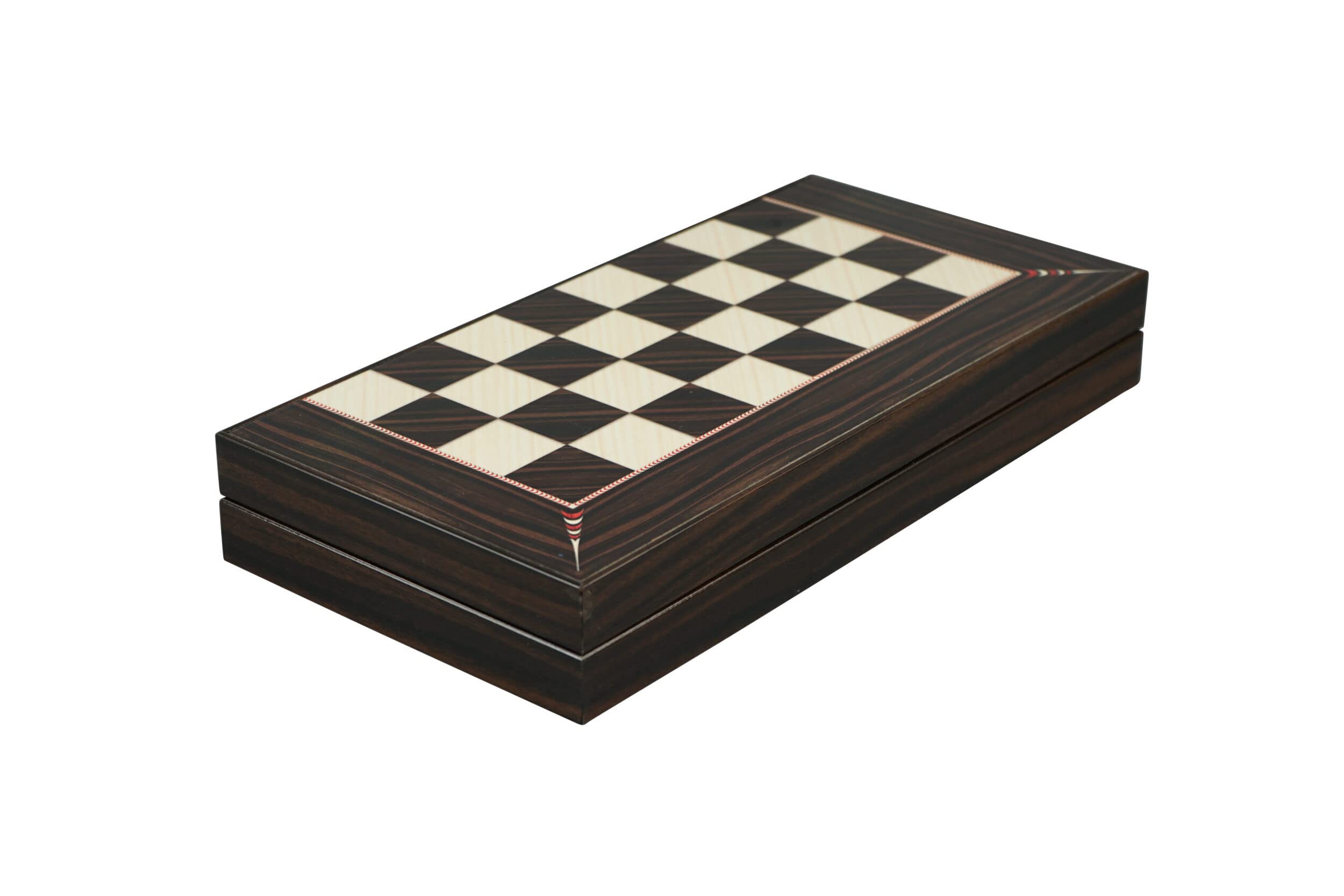 Wooden Backgammon Set Walnut- 20"