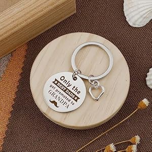 Grandpa Gifts Father Day Gifts for Grandpa Keychain Best Grandpa Gifts From Grandchildren Son Daughter