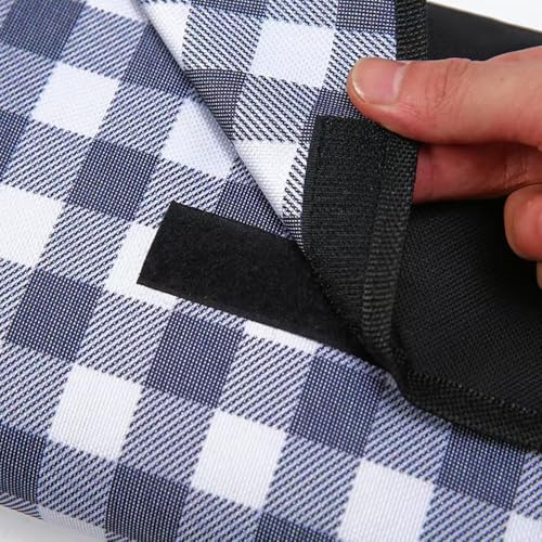 Image of Beach Blanket Outdoor Picnic Blankets Mat 80 inchx60 inch Extra Large Waterproof Sand Proof Camping Blanket Lightweight Folding Portable Travel Blanket for Family Park Beach Grass(Blue)