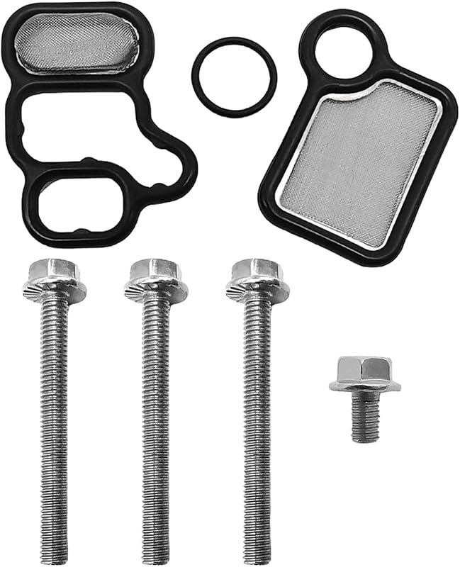 Jogo de Juntas da Válvula Solenoide WHEELZEN para Acura e Honda – 3 juntas e 4 parafusos